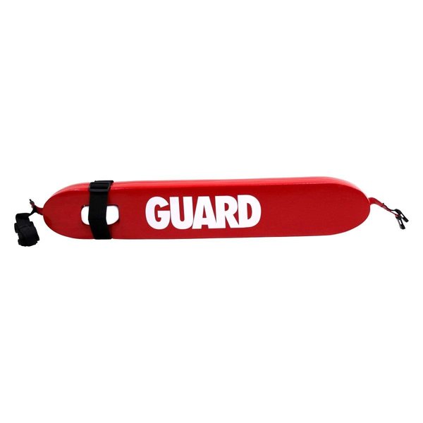 Kemp Usa Kemp USA 10-207-RED-GUARD 40 in. Rescue Tube with CPR Mask Holder & Guard Logo; White & Red 10-207-RED-GUARD